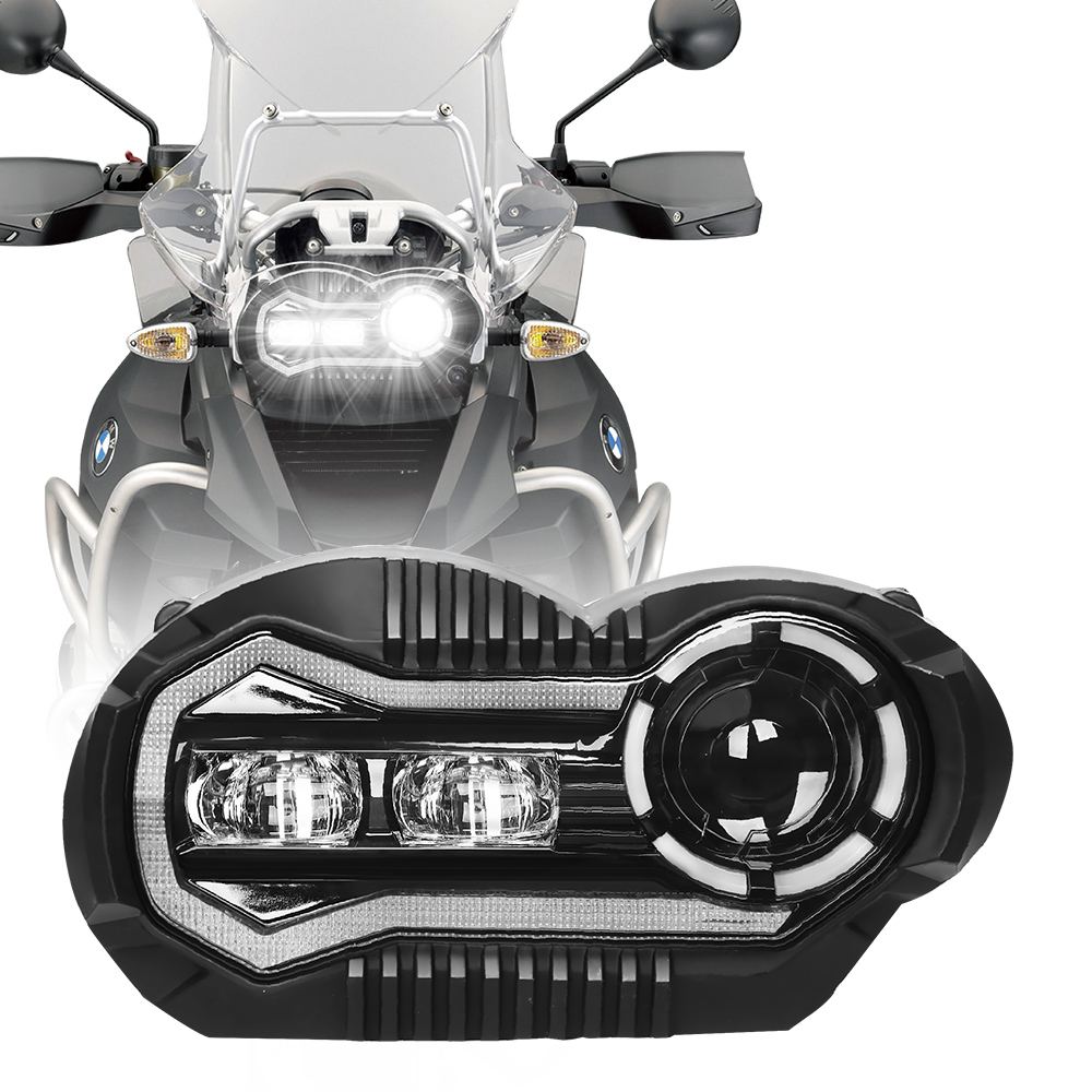 Уникальный дизайн, мотоциклетная светодиодная фара Loyo r1200gs с высоким и низким лучом, встроенная Emc для фар Bmw 1200gs