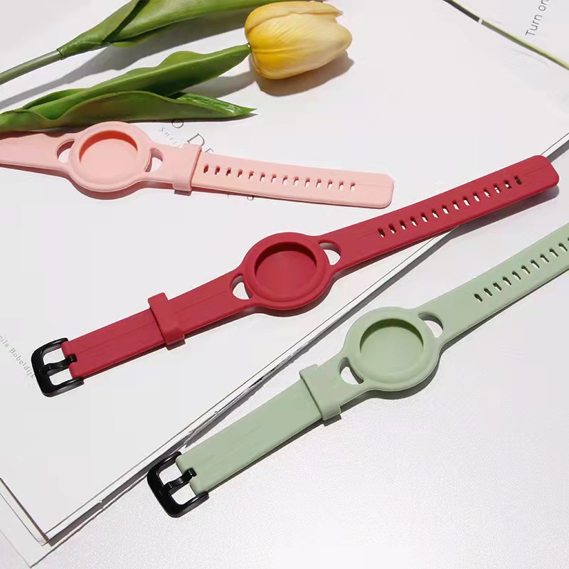New design Silicone rope Protective Wearable case for Airtag Case Watch band case for Air Tag 2021