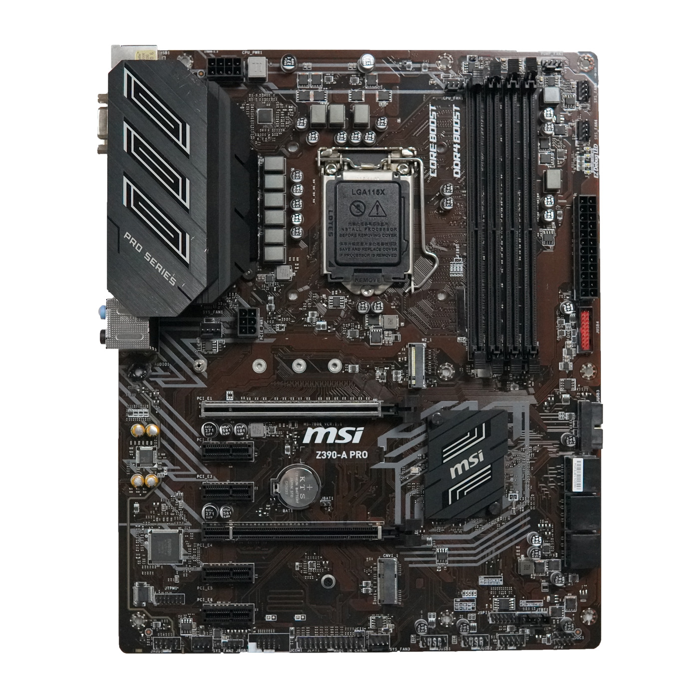 Низкая цена Z390-A PRO Материнская плата профессиональная электронная материнская плата LGA 1151 DDR4 65 ГБ