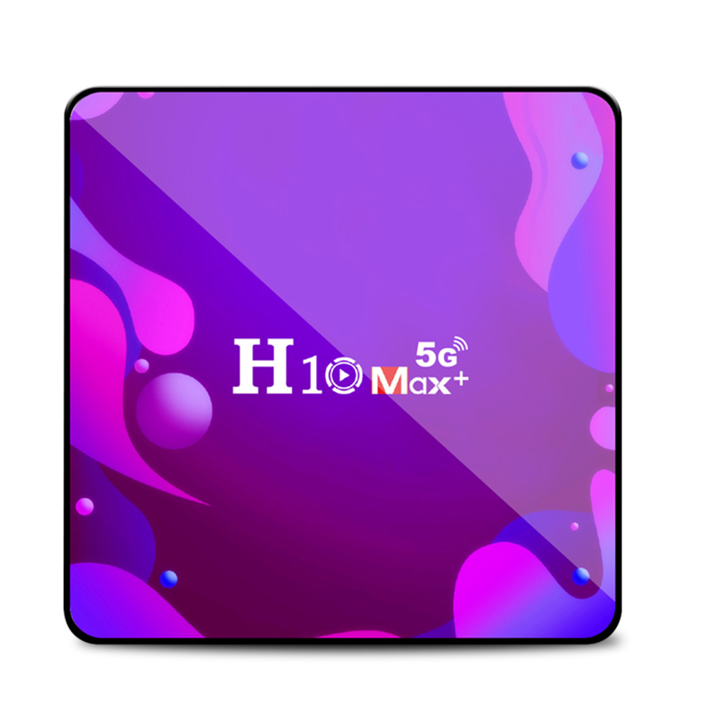 Лучшая цена медиаплеер Android 10,0 6K TV Box H10 Max + Allwinner H313 двухдиапазонный Wi Fi Декодер каналов кабельного телевидения компьютерной приставки к телевизору