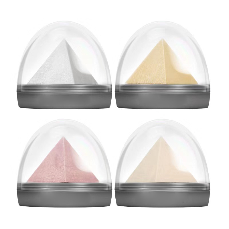 New Arrivals 2021 Pyramid Triangle Highlighter Private Label Powder Highlighter Palette