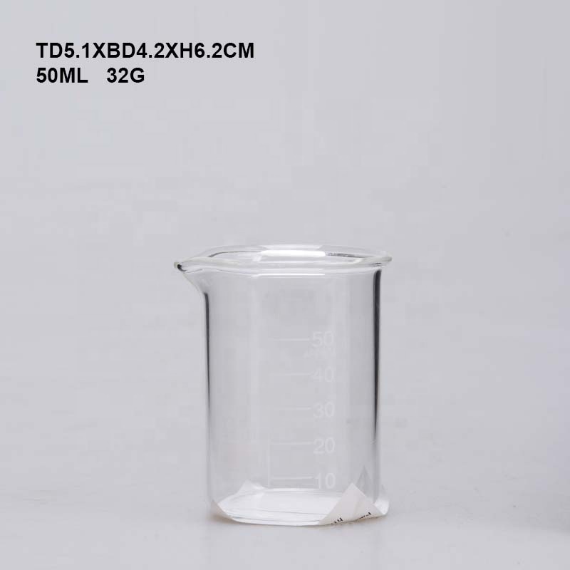 round laboratory glass beaker 50ml