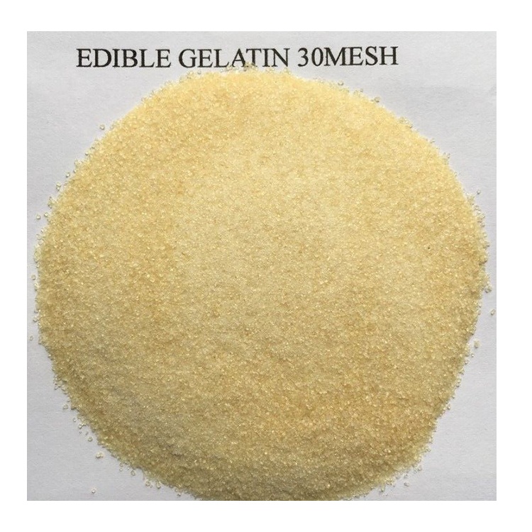 wholesale E441 food grade Edible Gelatin power 160 240 260 280 300 bloom Stabilizer Thickener Sample Available