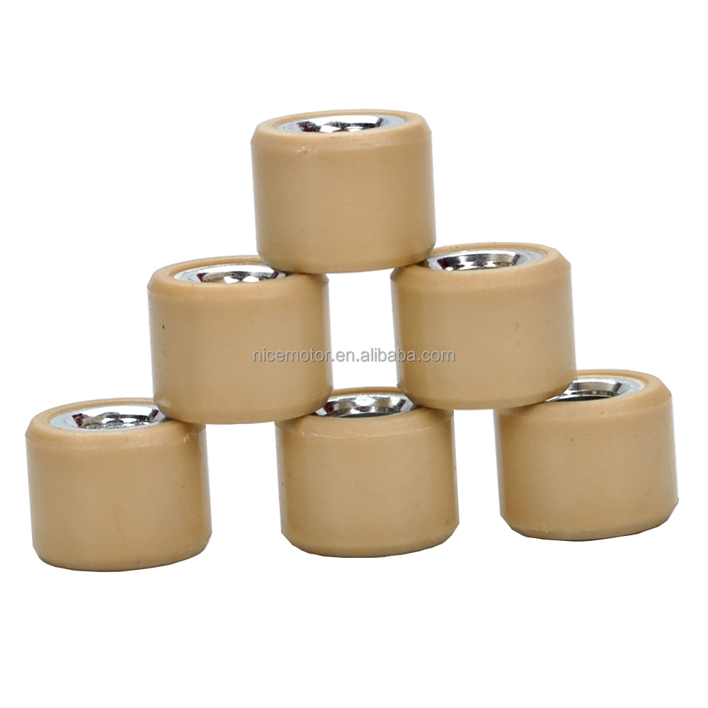 6p CVT Sliding Roller Weights Set (18x14mm) for GY6 125cc 150cc Engines - 13 Grams Scooter motorcycle