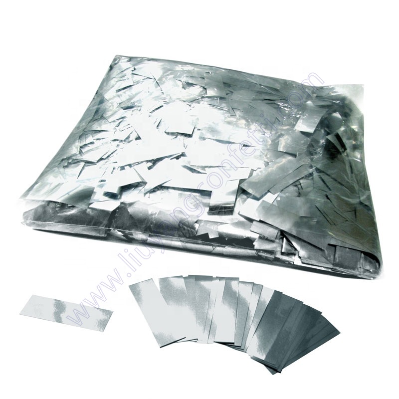 Огнестойкая фольга Mylar Confeti с особым эффектом, красочная металлическая бумага, конфетти для дня рождения, Нового года, свадьбы, вечеринки