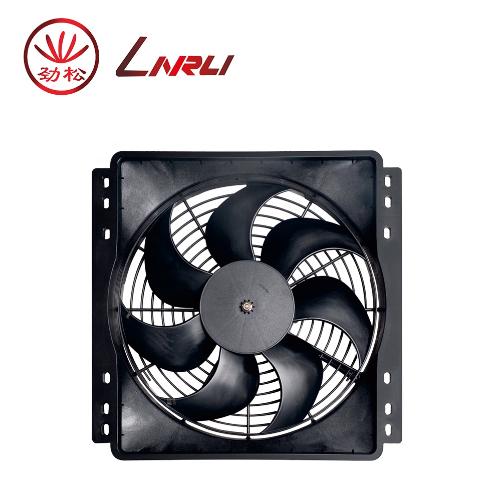 Linrui WSLNF-2355X 12 В/24 В 12 дюймов dc всасывающий бесщеточный осевой вентилятор для новой системы охлаждения грузовиков/автобусов