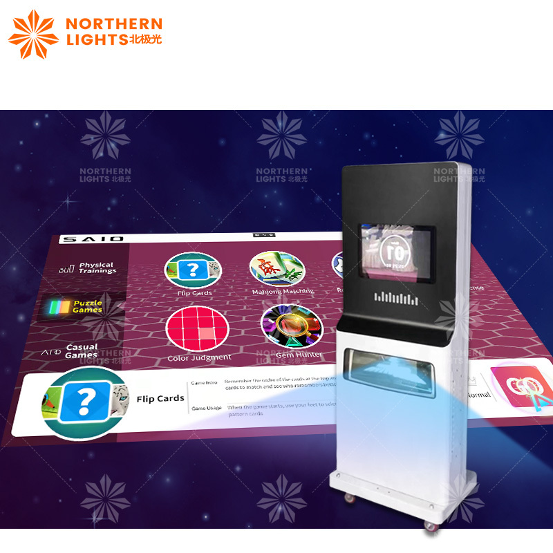 Interactive Floor Projection System Equipment Sports Games Touch Screen SAIO All In One Machine Interactive Projector