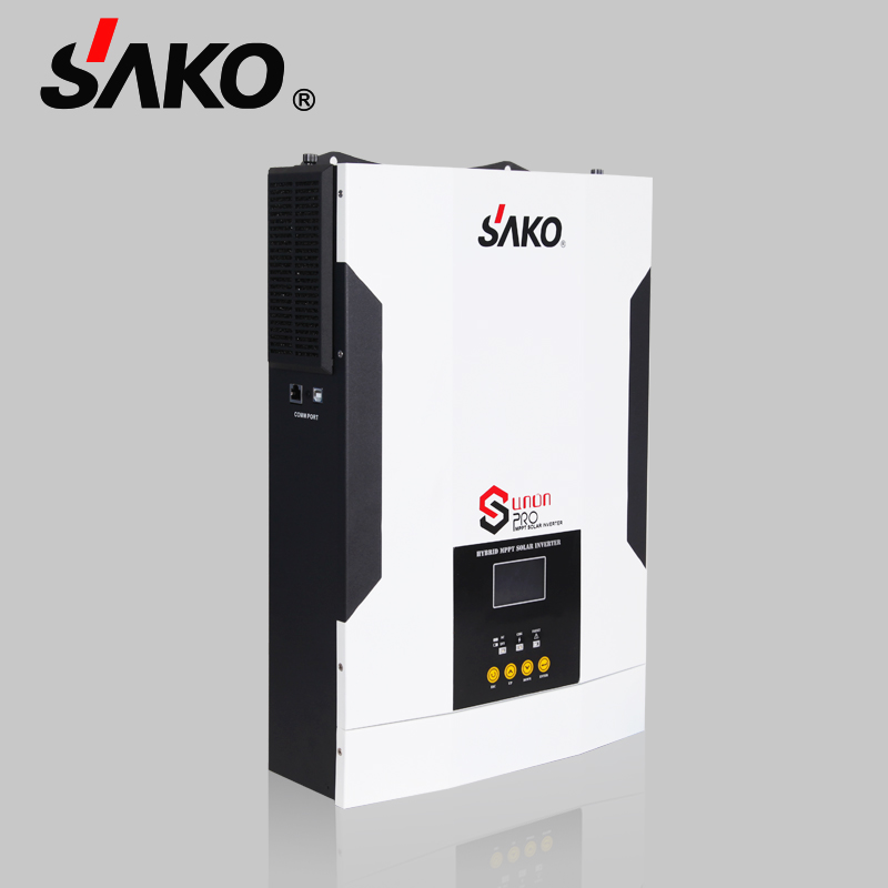 SAKO новости солнечный инвертор SUNON PRO 5.5KW 100A MPPT Гибридный солнечный инвертор