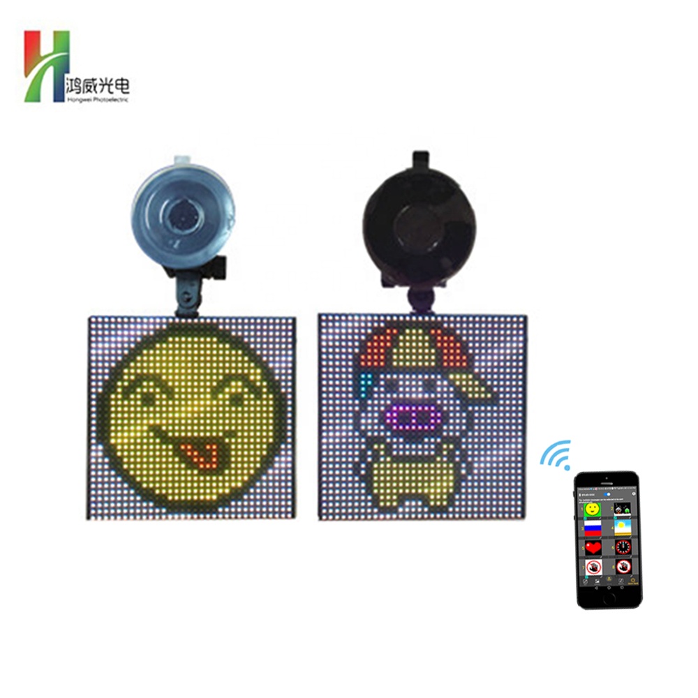 P4 32x32 RGB emoji Автомобильный дисплей bluetooth программируемый светодиодный мини светодиодный экран