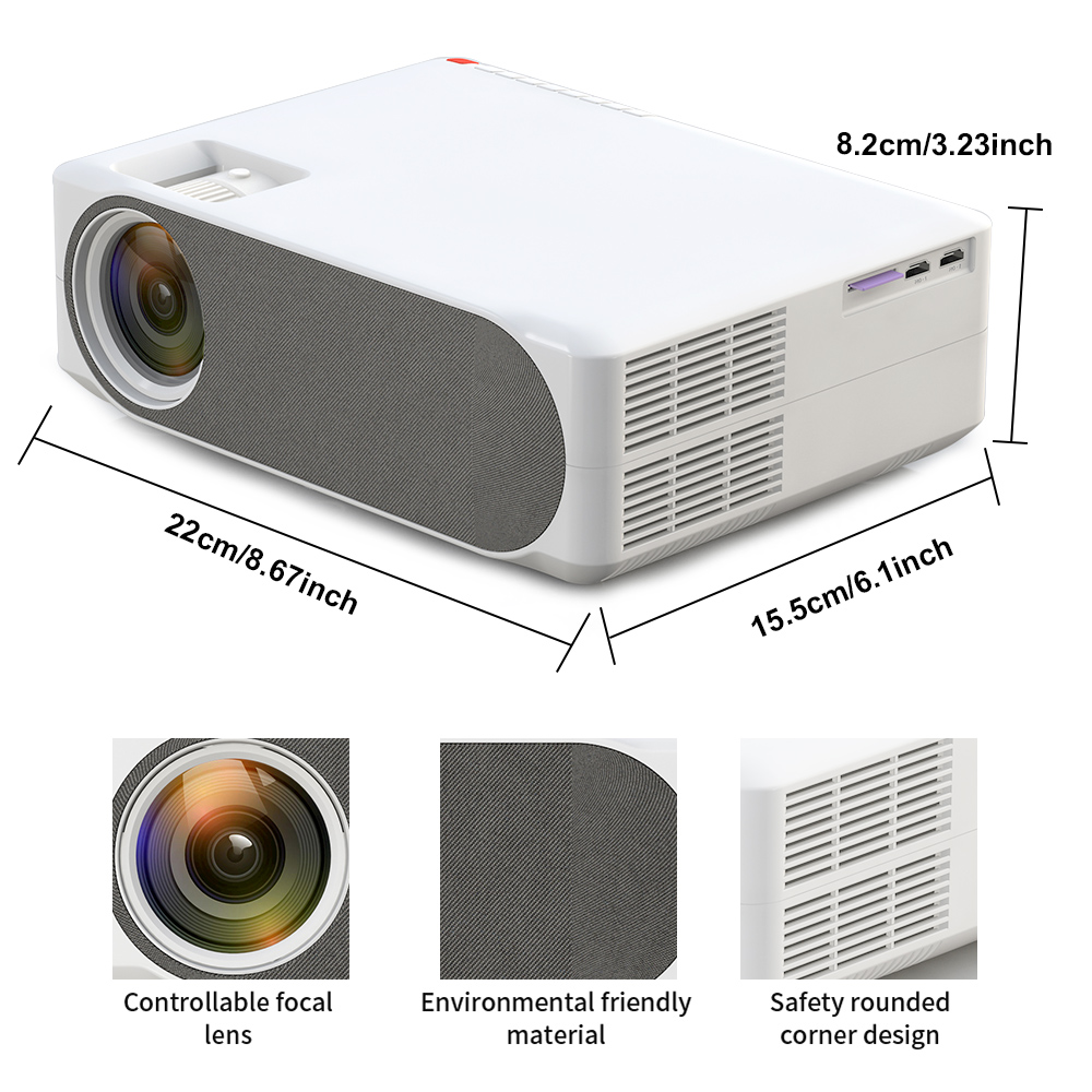 [6000 High Lumens 1080p Android Projector]Aliexpress Amazon Hot selling Full HD 1080P 4K LED LCD Portable Home Theater Projector