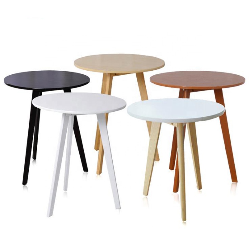 Wholesale Modern Wooden Table Living Room Wood Round Shape Coffee Table