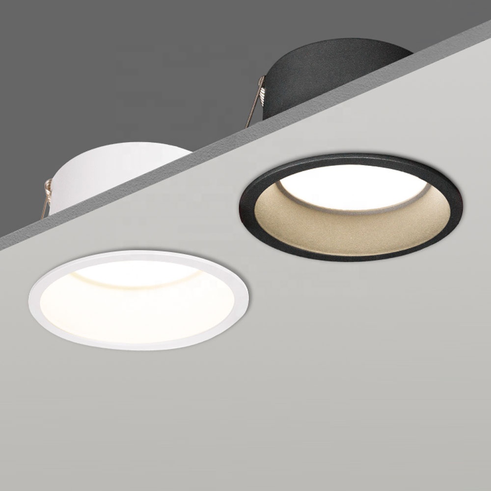 LED COB Точечный светильник на потолок узкой каймой, 5 Вт, 7 Вт, 9 Вт, 12 Вт, 15 Вт, 20 Вт, хит продаж черного цвета с круглым носком белого цвета с помощью светодиодов светодиодный потолочный прожектор AC85-265V