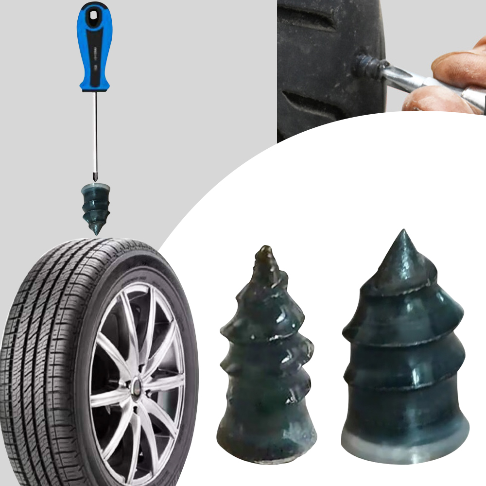 Hot Selling Wholesale Vacuum Tyre Repairs Tubeless Tyre Rubber Nails Self Tire Repair Film Nail Size S/L