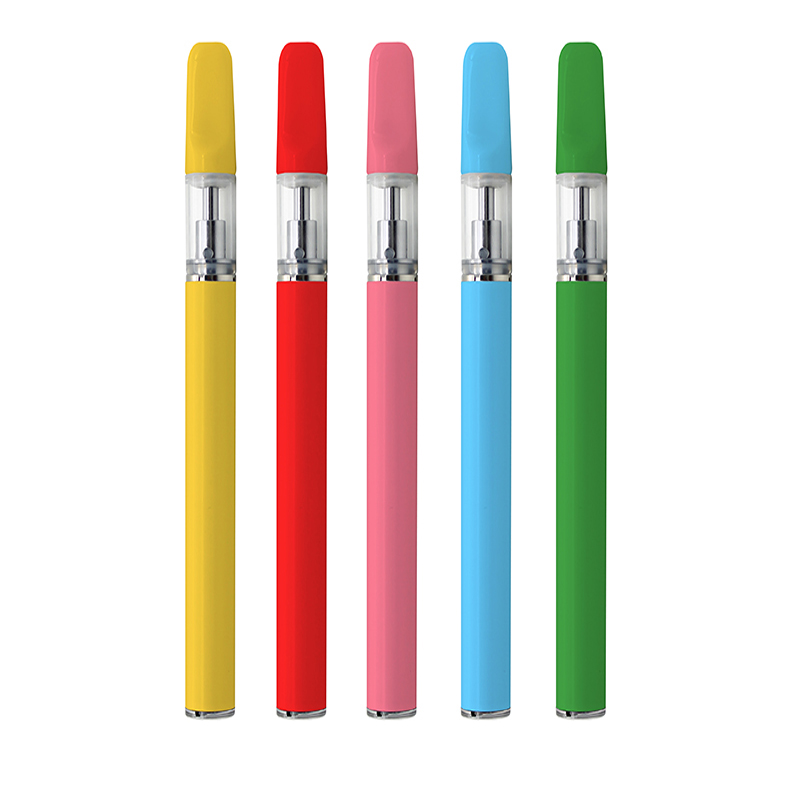 Hot selling Portable hotvape electronic cigarette glass tank cbd vape cartridge disposable battery