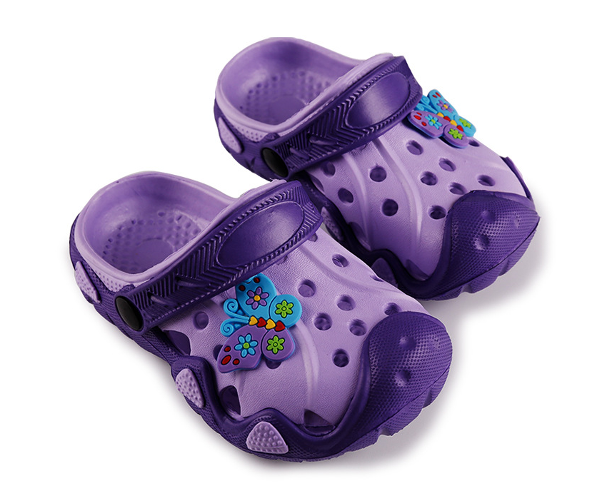 New Arrival Lovely Design Quick Drying Garden Shoes Lightweight Mesh EVA Kids Clogs Pink Cute Cartoon