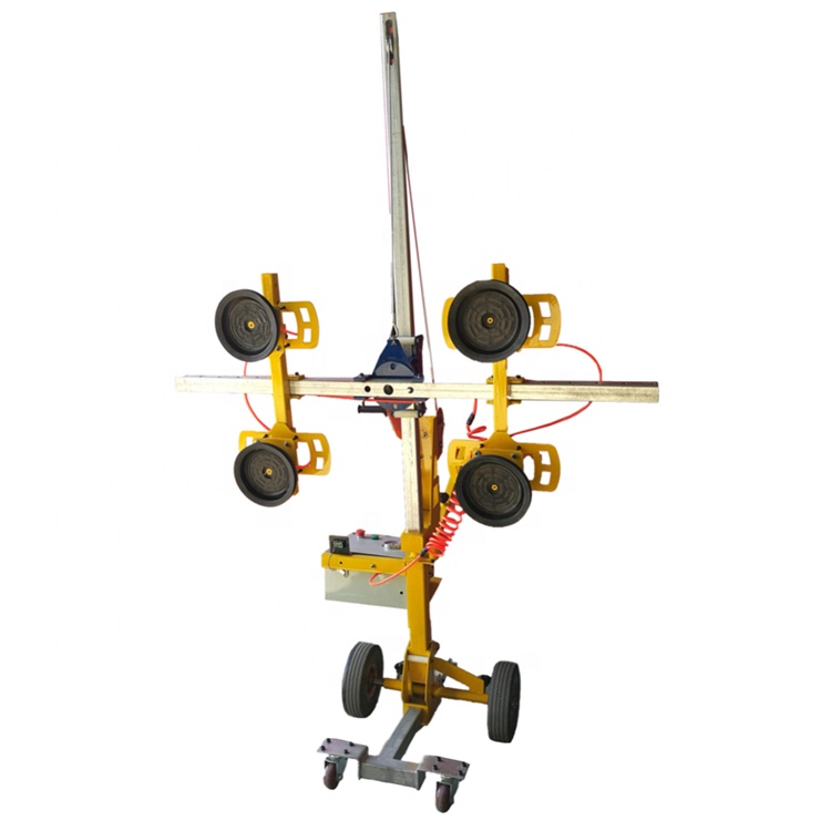 Glass Lifter Lifting Moving 300kg Machine For 4 Suckers Vacuum Glass Lifter With Electricity Battery 2021 Hot Sale Good Price