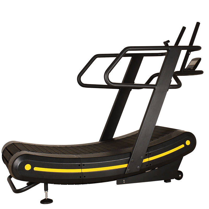 Air Runner Non-motorized Unpowered Woodway Curved Treadmill With Fast Speed Treadmill For Sport Yg-t011