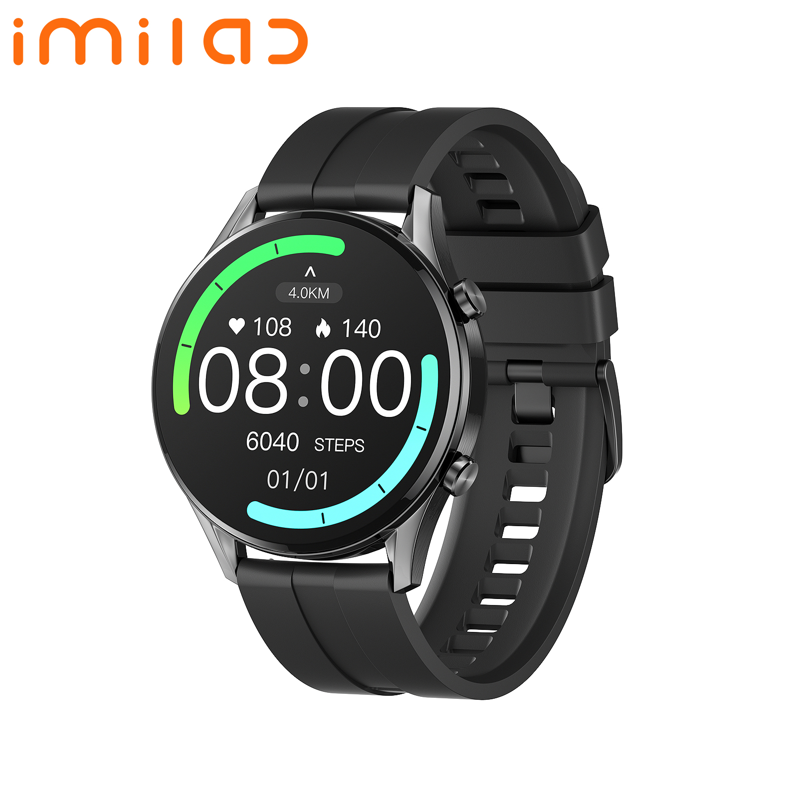 Imilab W12 деловые мужские изысканные 30 дней часы с аккумулятором W12 часы Смарт-браслет