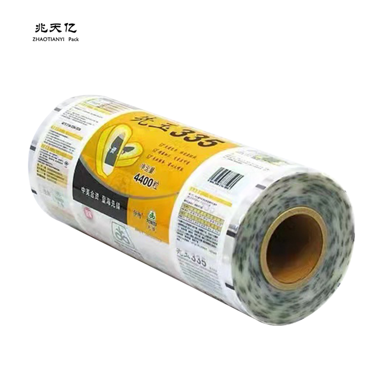 Food Grade Custom Printing Food Packaging Film Metalized BOPP Laminated Corn Roll Films