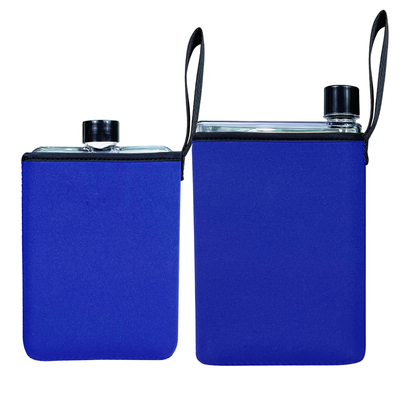 Clear Book Portable Paper bottle Pad Flat Drinks Hiking Hand bottle Kettle Creative Gift A5 A6 Paper Cup Sports Cold Juice