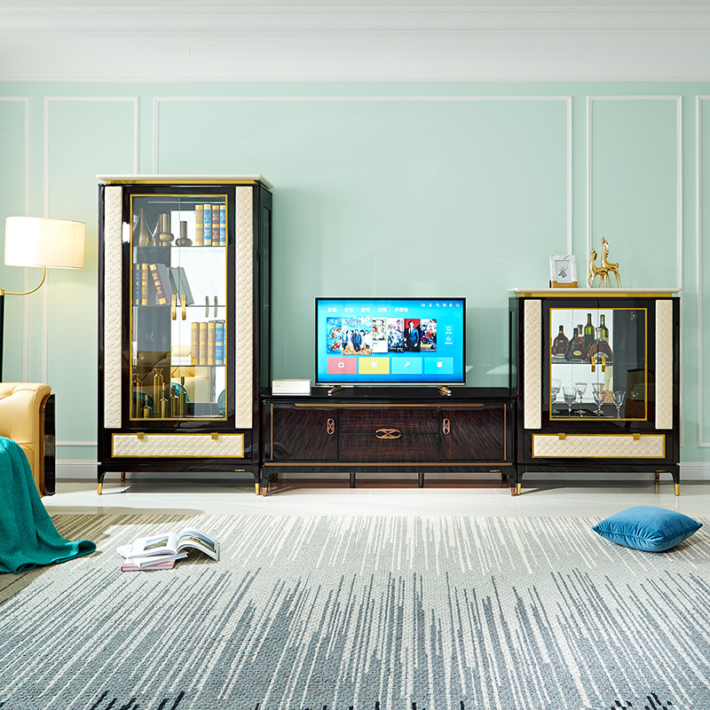 62933H living room modern furniture luxury tv stand tea table end table set