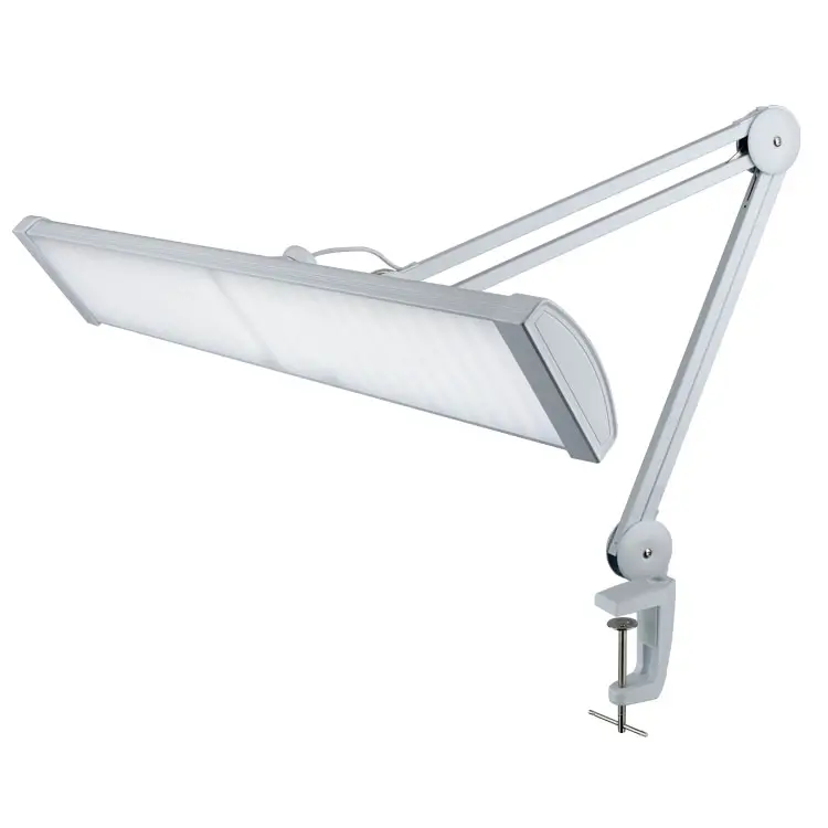 2300 Lumens LED Task Lamp with Clamp, 30W Super Bright Desk Lamp 180 Pcs SMD LED, 24 Inches Wide Lamp Table Clamp LED Light,