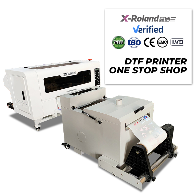 Hot Selling Xp600 Dual Head Automatic Multicolor Dtf Printer Adjustable Print Height A3 Dtf Printer