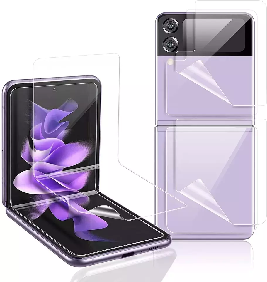 Прозрачное закаленное стекло для Samsung Z Flip 4, защита экрана мобильного телефона, полная проклейка, для Samsung Z Flip 3