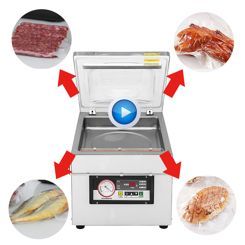 Bespacker dz-300 однокамерная мини кожи вакуумные упаковочные машины вакуумный упаковщик для дома