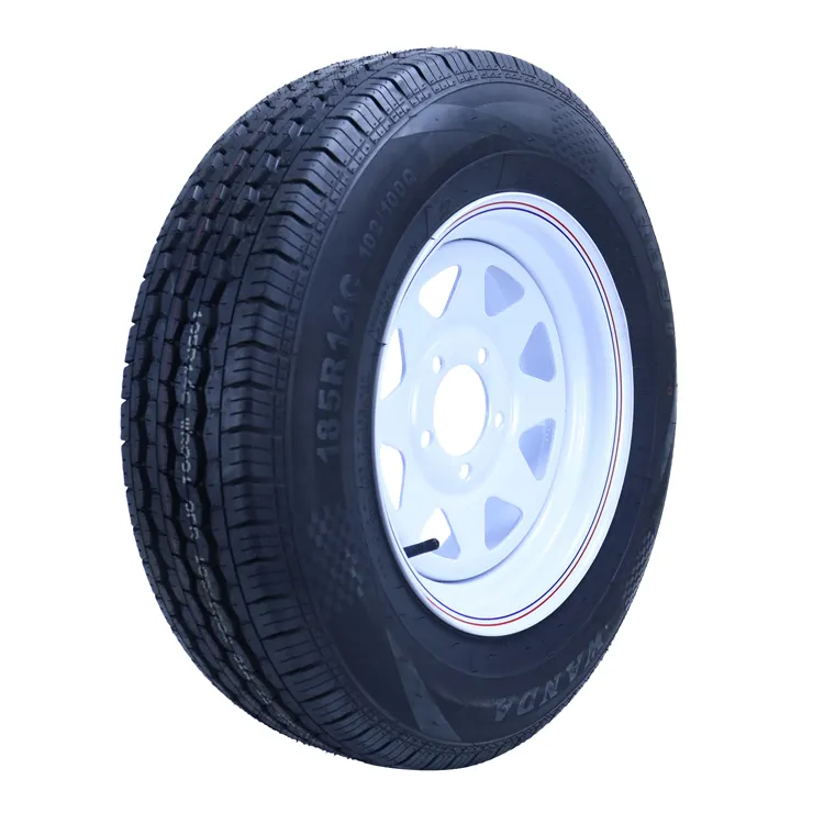 Trailer wheel tyre 185R14C width 185mm and rim diameter 14 inches