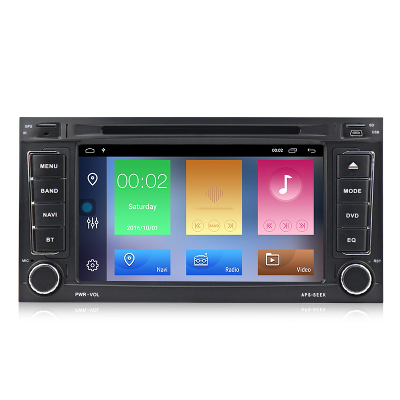 MEKEDE 7 "2 DIN Android 10 автомобильный CD DVD радио плеер для VW touareg T5 транспортер Multivan с Wi-Fi, gps и 1G + 16G RDS BT стерео