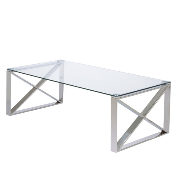 gold side table luxury metal nesting shape mirror glass top coffee table modern