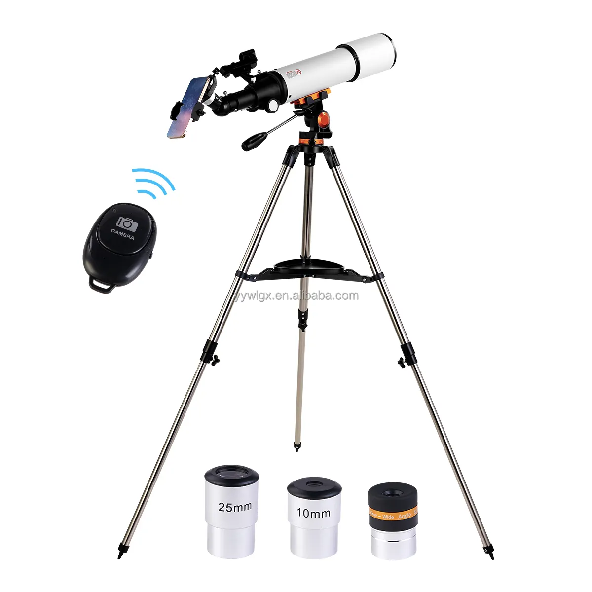 F50080M Astronomy Astronomical Telescope 80500 Equatorial Instrument High Quality With Tripod Large Diameter Professional