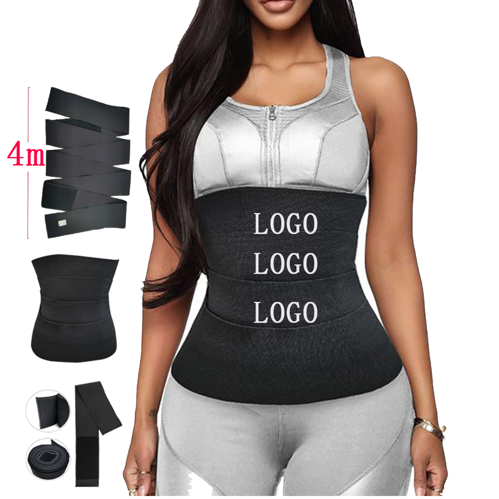 New Shapers Slimming Belly Wrap Lose Weight Elastic Tummy Wrap Waist trainer Belly Band Waist Shapers Belt Waist Wrap Band