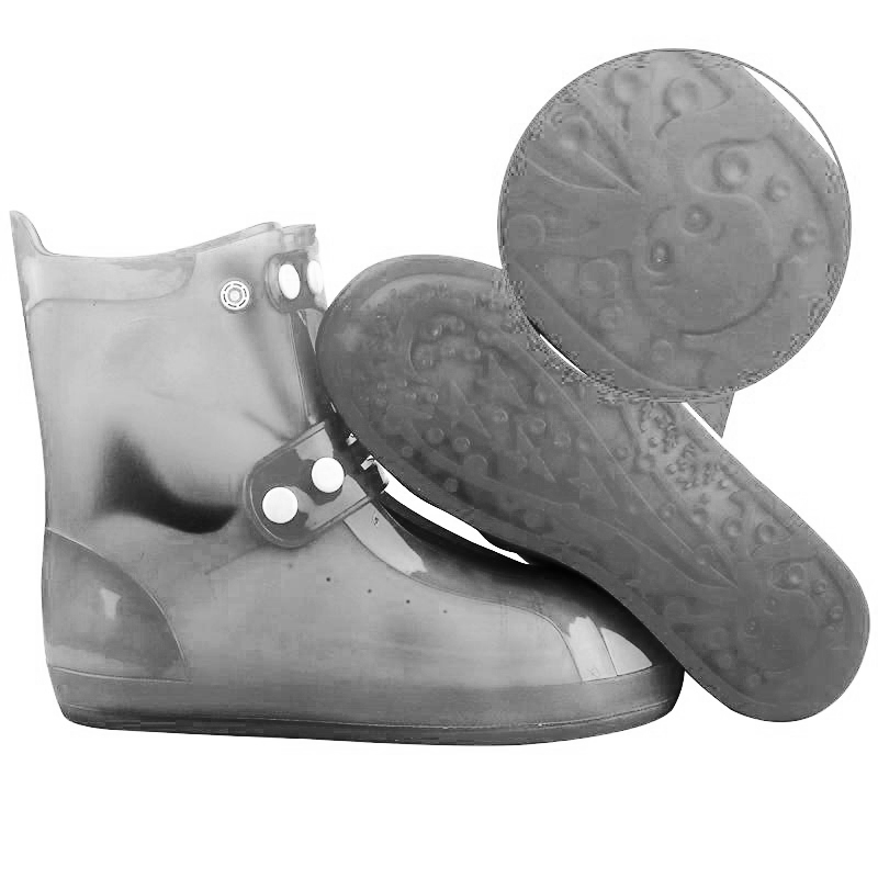 Waterproof foot cover  anti-skid and reusable rain boots are suitable for outdoor sports of men and women