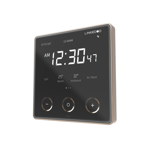 Smart Home Air Conditioner Digital Thermostat Two-in-one Control for Floor Heating Fan Coil