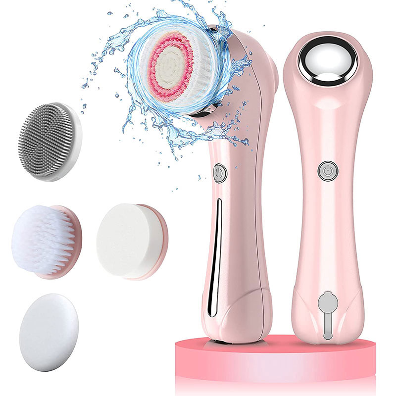 Good Price Portable Electric Silicone Skin Care Facial Cleansing Brush Face Vibrator Face Cleaning Machine