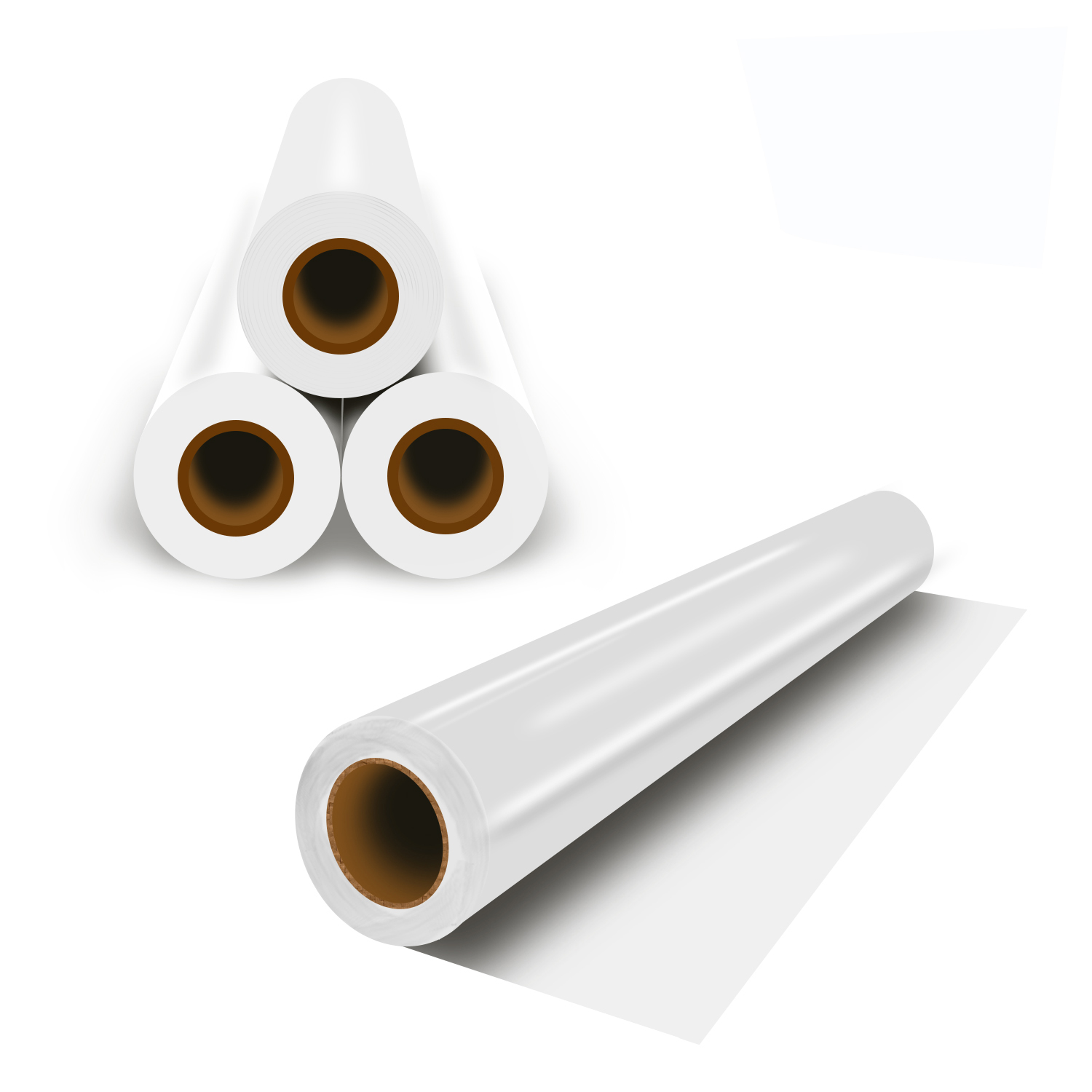 Ocinkjet 60 см * 100M Цифровая чернильно-струйная печать пленки 75U толщина односторонняя прокладочная рулон