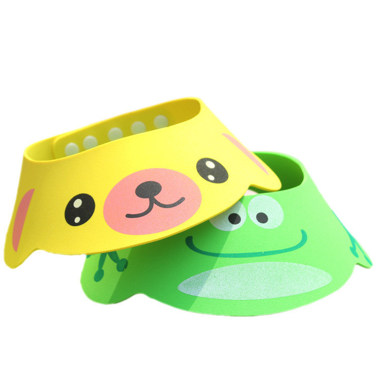 Super High Elastic Childre Bathing Protection Adjustable Baby Shower Caps Kids Bath Shampoo Shower Hat