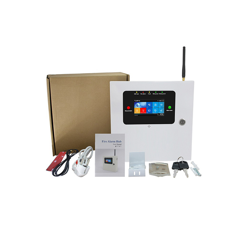 Fire Fighting Project 1 Loop Smart Addressable Fire Alarm Control Panel system For Building School Hospital