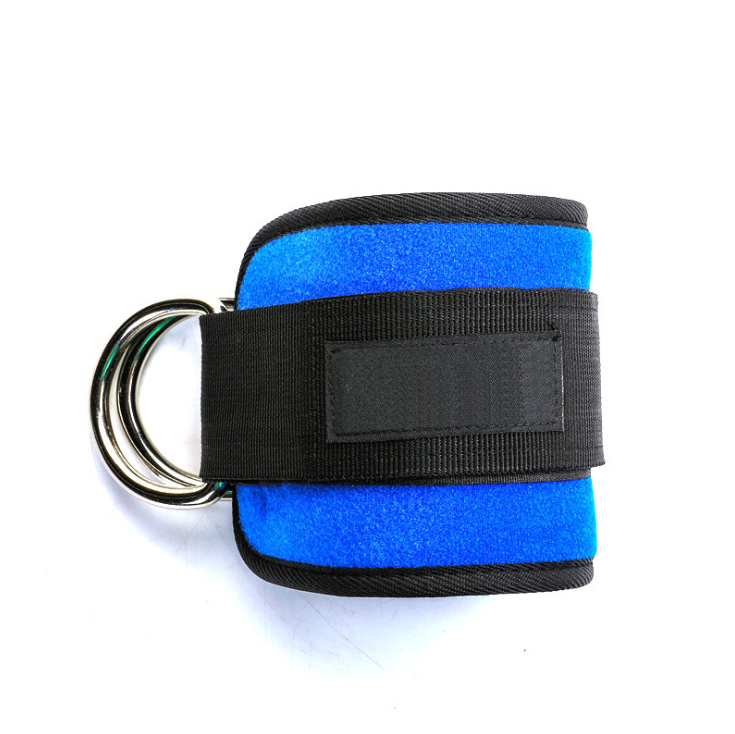 2Pcs Fitness Equipment Ankle Strap Neoprene Padded Double D-Ring Adjustable Ankle Leg Training Support Sport Safe