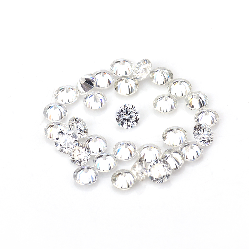 starsgem synthetic moissanite diamond stone for jewelry small size GH 0.1 ct loose moissanite
