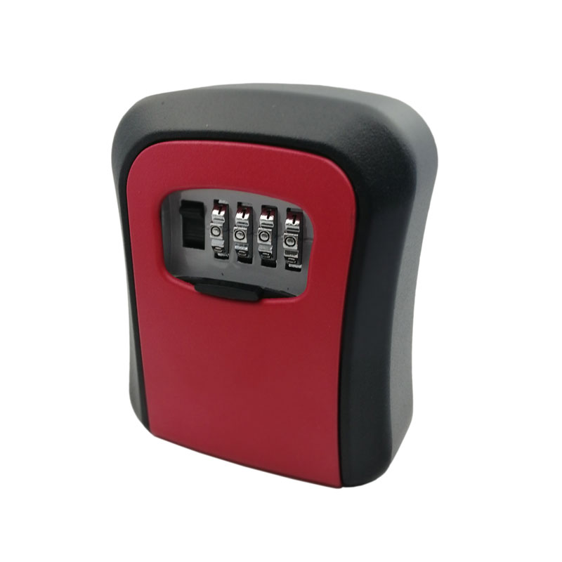 Outdoor wall mount key storage safe 4 code combination lock key safe box