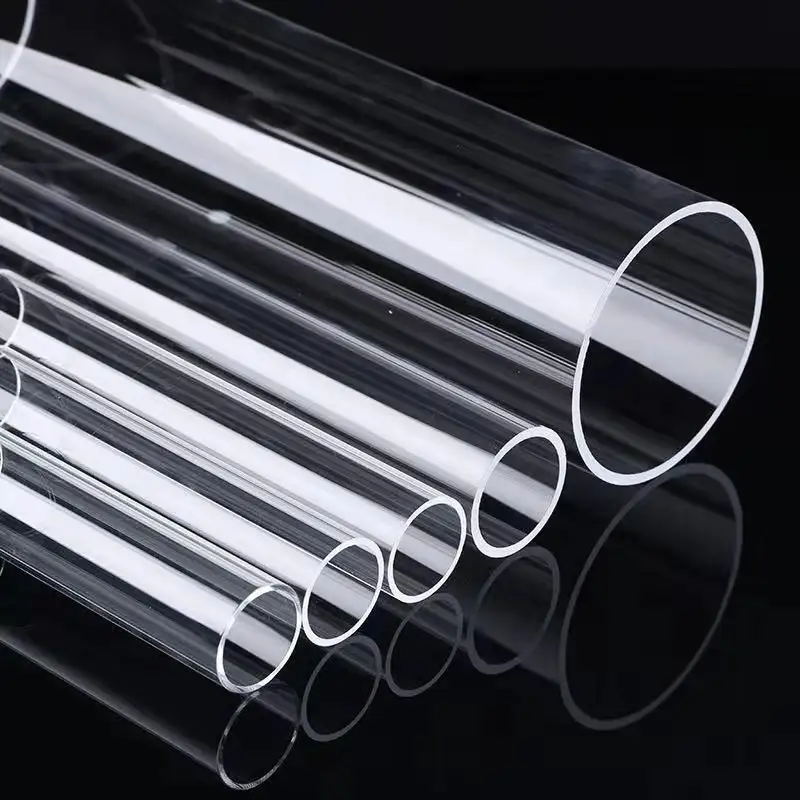 High Purity Quartz Glass Pipe Clear End Open Quartz Test Tube