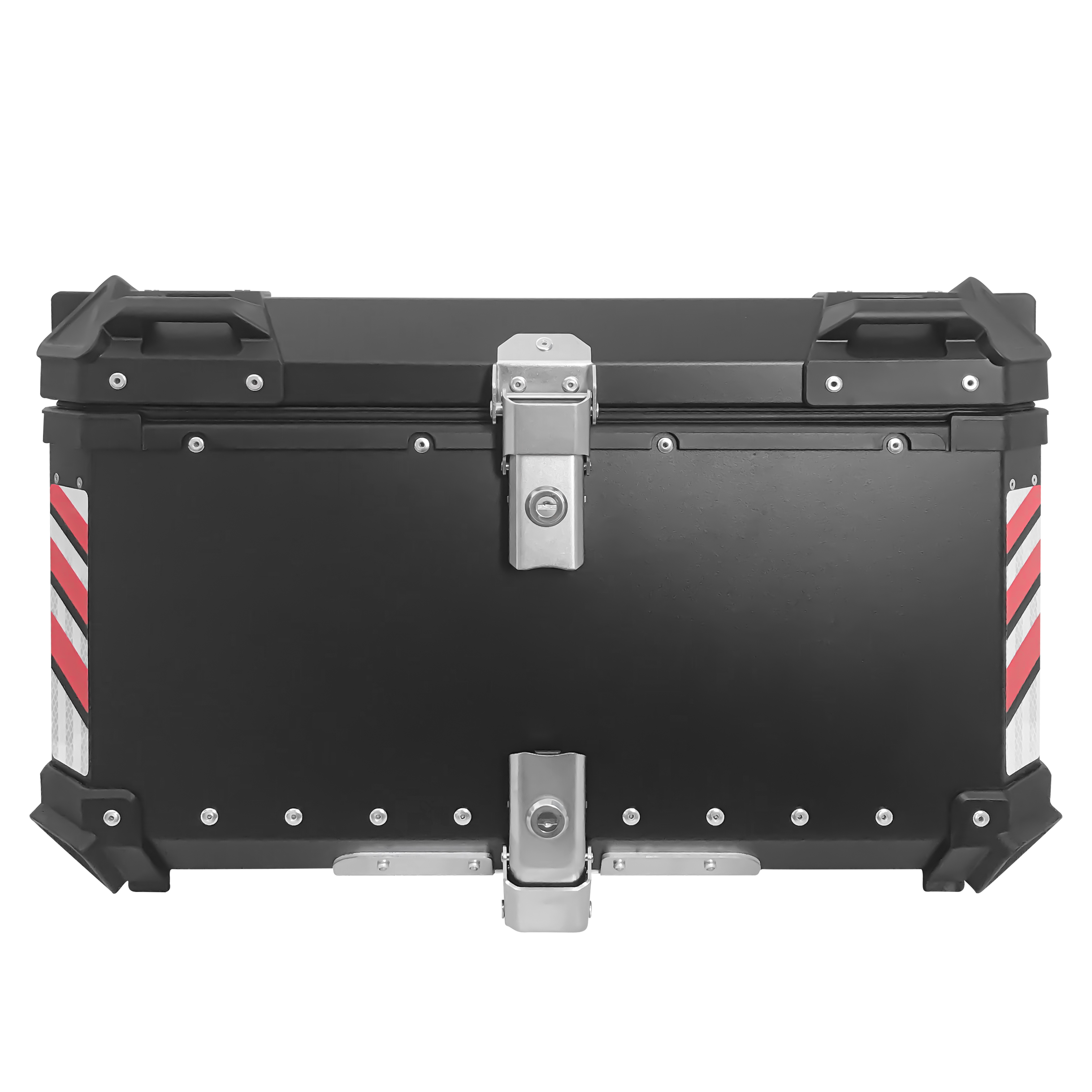 Motorcycle top box 85L black aluminum alloy scooter tail box take-out box