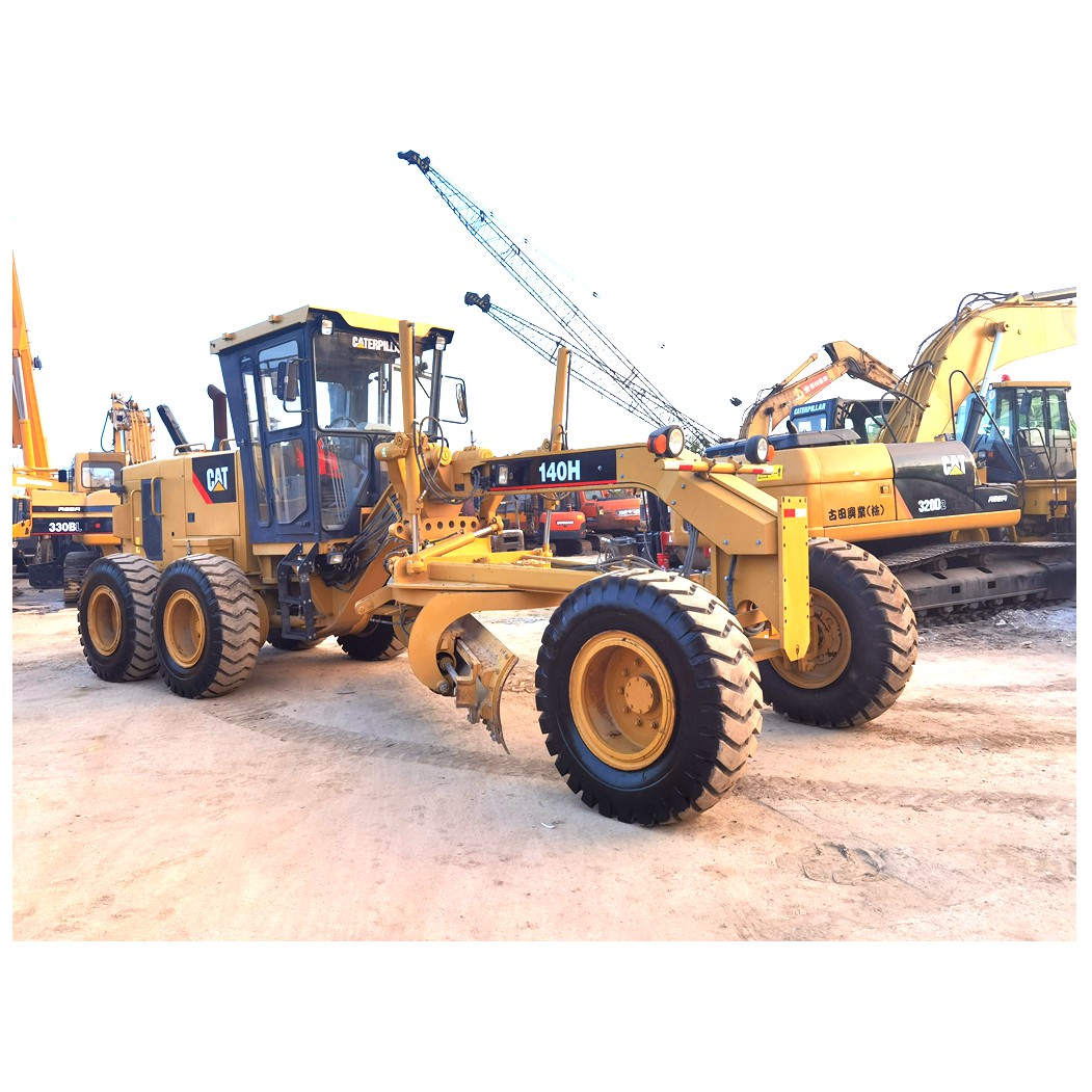 Б/у 2007 низкие рабочие часы CAT 140 h автогрейдер б/у Caterpillar машина в отличном состоянии