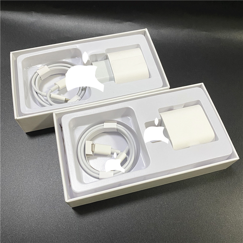 Быстрая зарядка 18 Вт PD комплект 9В/2A USB-C Type-C кабель, настенное зарядное устройство, адаптер для iPhone 12 11 11Pro Max XS XR SE