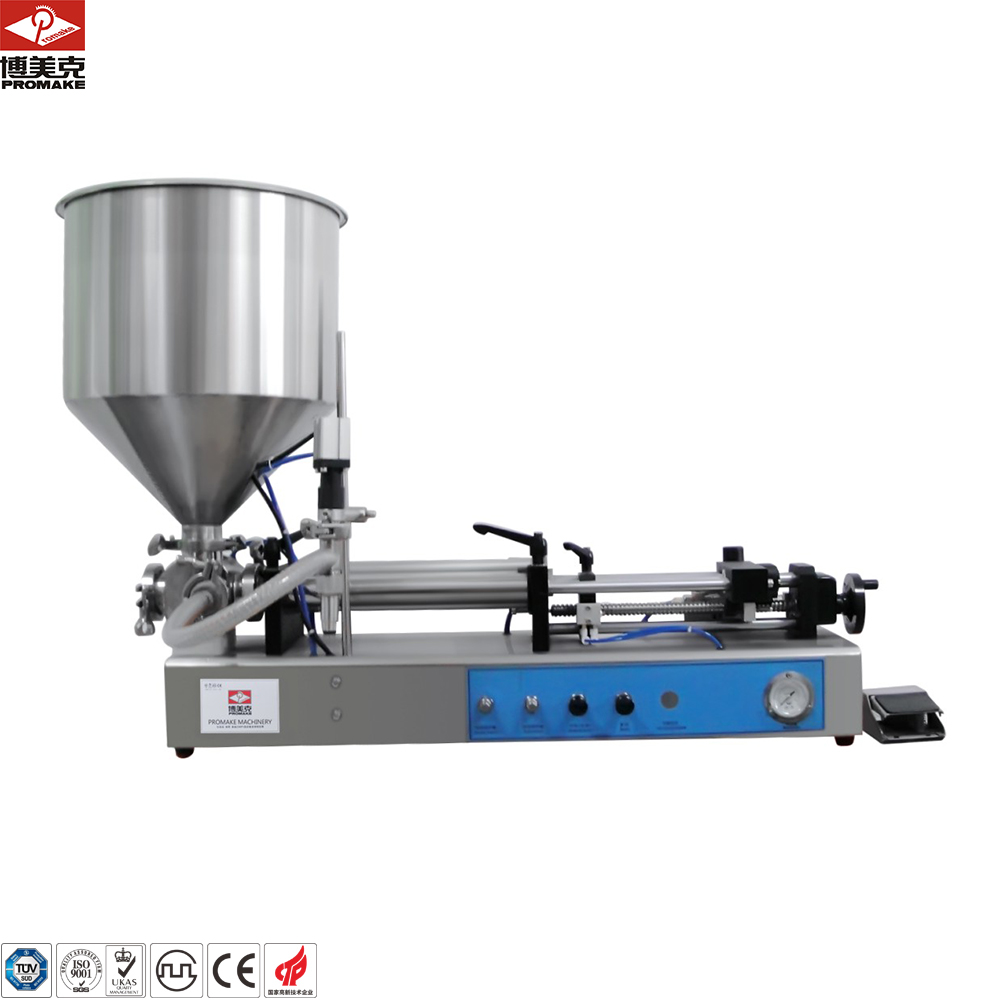 ta 100-1000ml horizontal shampoo detergent filling machine, essential oil soap semi-automatic filling machine