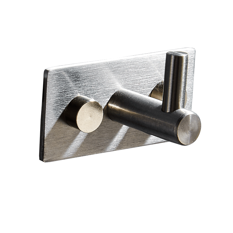Bathroom Stainless Steel Metal Clothes hanger Towel Robe hooks black Wall Mounted