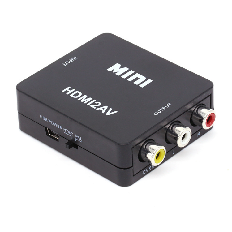 Оптовая продажа, HD видео преобразователь Jasoz мини размера 1080p HDMI2AV HDMI в AV HDMI к RCA видео аудио преобразователь